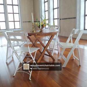 Chaises Pliantes en résine avec 8 Chariots et 8 sangles bundle pour Mariage - Product Image 3