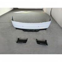 Convient à Rolls Royce Phantom Modifié M-style Dry Carbon Fiber Forged Pattern Rear Bumper Rear Diffuser Body Kit
