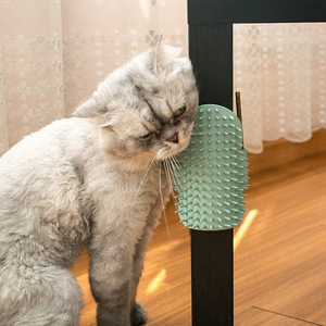 Cat Silicone <b>Brush</b> For Desk Leg Massage Grooming Tool For Cats Soft Bristles <b>Pet</b> Grooming Product - Product Image 1
