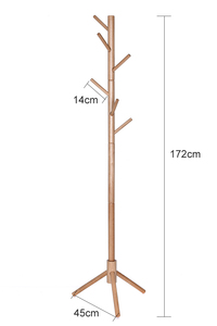 <span class=keywords><strong>Appendiabiti</strong></span> in Legno a Forma di Albero, Colore Naturale, <span class=keywords><strong>Portatile</strong></span>, Prezzo di Fabbrica - Product Image 2