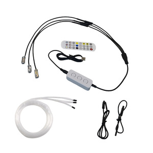Fibra ottica Star Light kit RGB colore tetto auto luce Bluetooth App di controllo della musica per auto <span class=keywords><strong>cielo</strong></span> stellato <span class=keywords><strong>con</strong></span> 540 <span class=keywords><strong>stelle</strong></span> - Product Image 6