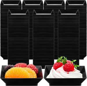 Gobelet à dessert en plastique PS transparent à paroi simple, écologique et jetable, de haute qualité, avec couvercle, logo personnalisé pour mousse, tiramisu et gâteau - Product Image 3