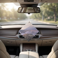 Comprimés d'aromathérapie en papier pour désodorisants de parfum de poire pour l'éliminateur d'odeurs monté sur la voiture à usage domestique de bureau de voiture