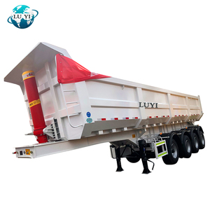45 Cubic Meter U Shape 70 Ton Tri-axle <strong>Box</strong> Tipper Truck Semi <strong>Trailer</strong> <strong>Used</strong> <strong>for</strong> <strong>Sale</strong> Germany - Product Image 2