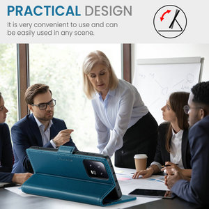 Tarjetero RFID personalizado funda para Xiaomi 14 14 Pro 13 13t 12 11 10T 9t tarjetero de cuero de alta calidad para Xiaomi 14 funda - Product Image 5