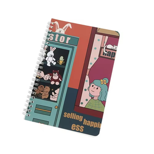 Chất lượng cao tùy chỉnh A5 xoắn ốc ràng buộc dễ thương Nhật ký Tạp Chí máy tính xách tay cho sinh viên - Product Image 2