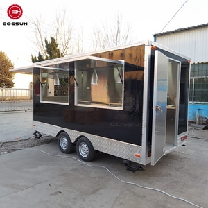 Cogsun Rimorchio Mobile per Alimenti, Carretto per BBQ, Caffè e Crêpes in Vendita in <span class=keywords><strong>California</strong></span>, Rimorchio per Catering e Vendita di Cibo - Product Image 3