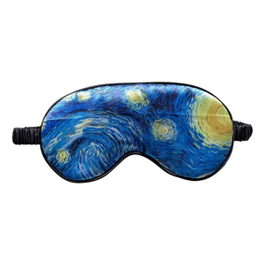 Vente chaude confortable bon ombrage masque pour les yeux de sommeil masque pour les yeux de sommeil en satin et soie avec personnalisation - Product Image 6