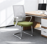 Chaise de bureau ergonomique moderne en maille, hauteur réglable, base pivotante, soutien lombaire indépendant, design confortable pour le bureau à domicile