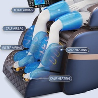 Fauteuil de massage électrique pliable Leercon CE, vente chaude, livraison, 3D 4D, zéro gravité, massage complet du corps