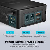 Batterie V-Mount SmallRig VB50, 3400mAh 50Wh 14.8V, mini batterie V-Mount compatible avec chargeur rapide USB-C PD 45W - 3579