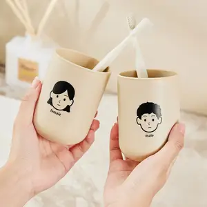 Cartoon Travel Portable Toothbrush Toothpaste Storage Box Mouthwash Cup Wash Cup Plastic Box Toothbrush