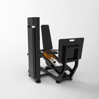 Machine de presse à jambes commerciale à sélection de positionnement pour le développement des quadriceps, des fessiers et des ischio-jambiers