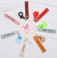 1 porte-clés en cuir personnalisé gratuit, souvenir, cadeau, porte-clés avec nom et date, porte-clés de mariage, cadeaux de mariage