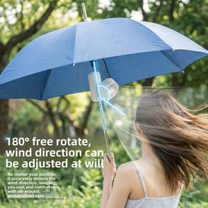 <b>Umbrella</b> Clip <b>Foldable</b> Handheld Small Fan Multi-function Outdoor USB Mini Fan - Product Image 2
