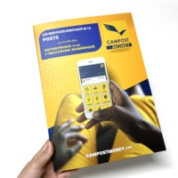 Dossier pliable A4 personnalisé avec impression de logo, pochette en papier, organiseur de documents professionnels, fournitures de papeterie de bureau