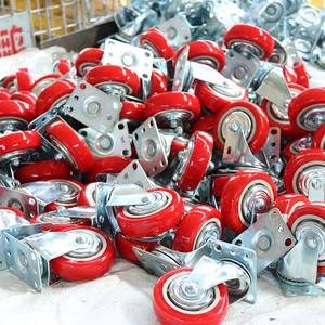 Heißer Verkauf 3 4 5 Zoll grün pu Gummi wagen Rad Hoch leistungs gießer - Product Image 4