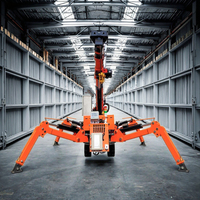 Équipement de levage fabriqué en Chine Grue à chenilles araignée 5t Avertissement de surcharge facile à utiliser Grue à araignée hydraulique à moteur diesel