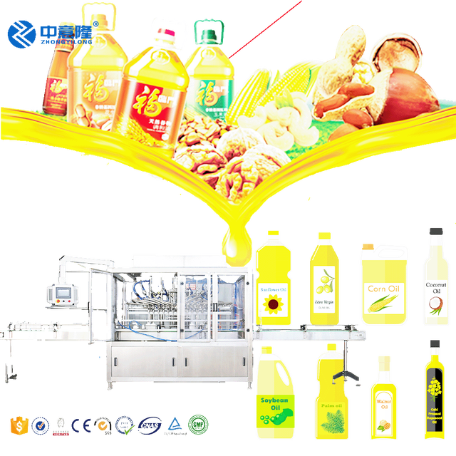 Automatic Sunflower Vegetable Peanut Cooking Olive Oil Making Filling Capping Packing Machine Plant Equipment Production Line
