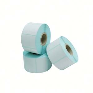 Etiquetas adhesivas de impresión térmica autoadhesivas personalizadas escritura a mano grabable 120mm * 60mm impermeable 200 pegatinas paquete PP embalaje - Product Image 4