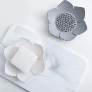 New Design Flower Shape Silicone <strong>Soap</strong> Container Box Hot Selling Silicone <strong>Soap</strong> <strong>Holder</strong> with Drain Hole Antislip - Product Image 2