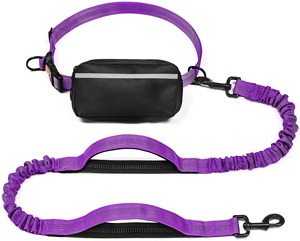 <span class=keywords><strong>Laisse</strong></span> <span class=keywords><strong>extensible</strong></span> multifonctionnelle en nylon réfléchissant et réglable pour la marche et la course. - Product Image 6
