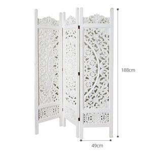 Étanche Décoratif Mariage Bois Pliant Écran De Confidentialité Autoportant Séparateur de Pièce Cloison pour Chambres - Product Image 1