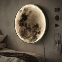 Postmoderne moderne en fer forgé Led applique salon créatif lune chevet atmosphère éclairage décoration intérieure LED