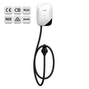 เครื่องชาร์จรถยนต์ไฟฟ้าแบบติดผนัง 7kW รุ่นใหม่ ให้พลังงานคงที่ ประเภทที่ 2 ได้รับการรับรอง EAC ป้องกันน้ำกลางแจ้งระดับ IP55 สำหรับตลาด EAEU คีร์กีสถาน - Product Image 3