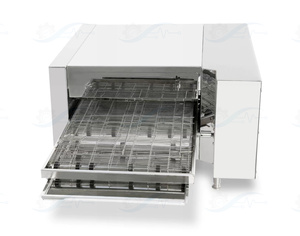 Horno de <span class=keywords><strong>Pizza</strong></span> Comercial a Gas con Cinta Transportadora 0-400 ℃   Área de cocción de 560*390 mm, 10-20 pizzas/hora - Product Image 5