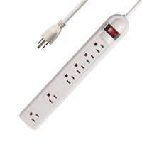 Nema Power Strip Board 6 outlet soket ekstensi USA
