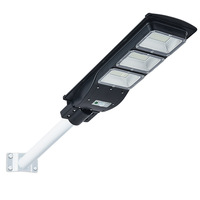 Lampe solaire tout-en-un 150W, IP65, étanche, avec détecteur de mouvement, pour rue, garage, petit MOQ, logo personnalisé, CE, RoHS