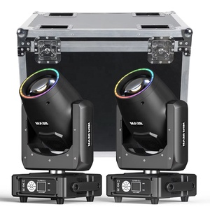 2 Fari a Testa Mobile Mini Beam 7R 230W di Grande Successo per DJ e <span class=keywords><strong>Discoteca</strong></span> con Flight Case - Product Image 1