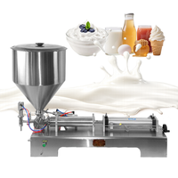 Machine de remplissage pneumatique à tête unique pour liquides visqueux, crèmes, beurre de cacahuète et pâtes de sésame, petite dose