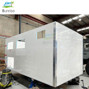 Camping-car camion d'expédition de Service Oem avec grand canapé en forme de U, remorque de camping de caravanes tout-terrain de cuisine intérieure raffinée - Product Image 6