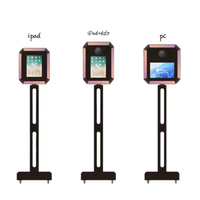Cabina de Fotos SLR con Impresión Automática y Robot Autónomo, Luces RGB para Smartphone, Control Remoto Inalámbrico, Cámara para iPad, Estructura Metálica Portátil