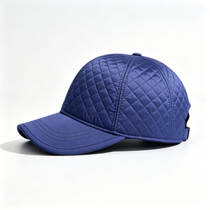 Gorra de Béisbol Deportiva Unisex Acolchada y Aislante, de 6 Paneles, Estructurada, Color Azul Marino, para Uso Diario en Exteriores, Ajustable - Product Image 6