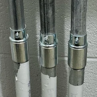 Connecteur à vis EMT en zinc moulé sous pression pour raccordement de conduit électrique EMT à boîte de jonction