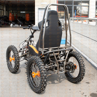 Skuter Listrik Daya Tinggi 5000W untuk Dewasa Motor Ganda Ban 20 Inci Segala Medan Off Road