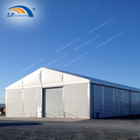 Tente d'entrepôt en aluminium imperméable, couverture PVC gonflable double avec isolation thermique, pour l'extérieur ou atelier temporaire