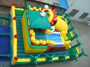 Aire de jeux gonflable pour enfants, portable, de haute qualité, personnalisée, pour l'extérieur - Product Image 3