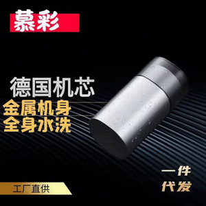 Rasoir électrique à triple lame rechargeable, étanche IPX7, coque métallique grise pour hommes - Product Image 2