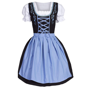 Costumi del vestito operato dal partito della cameriera della germania dell'oktoberfest della donna adulta HPC-6017 - Product Image 3