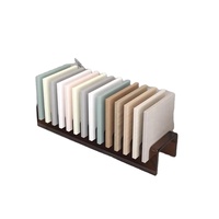 Présentoir en acrylique transparent pour échantillons, support organisateur pour carreaux, bois et nuanciers