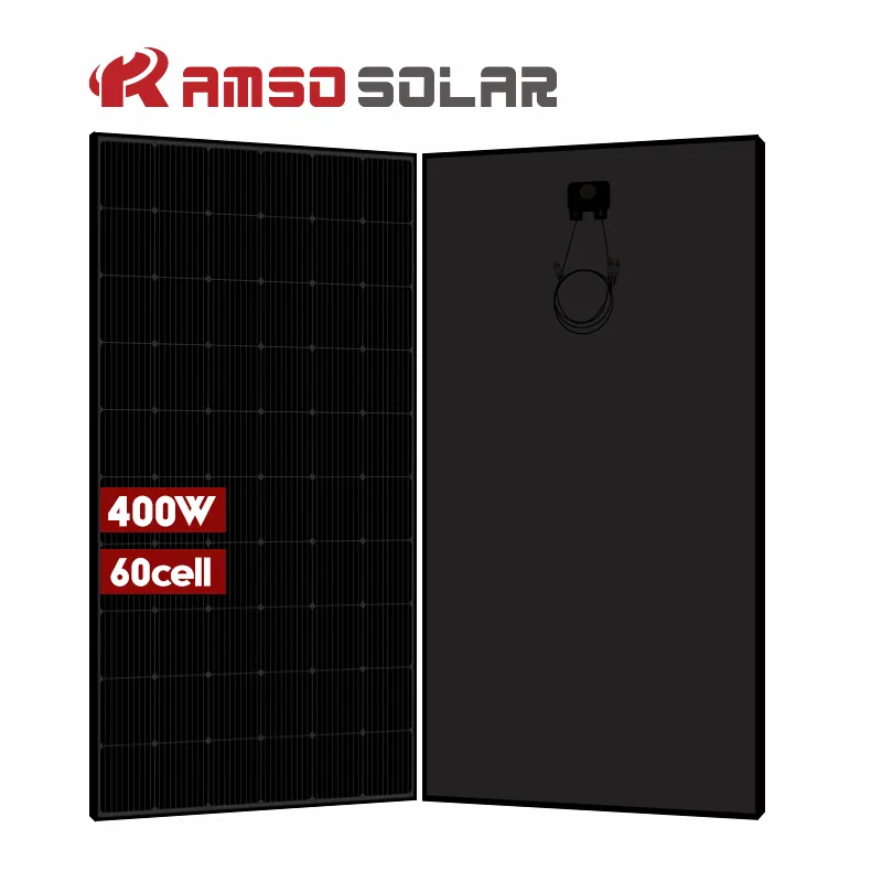 PERC 400 Watts, panneau solaire noir, 410 panneaux solaires Mono, 400 w, fabricants