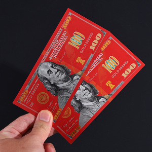 Banconota da 100 Dollari in Foglia d'Oro - Accessori <span class=keywords><strong>di</strong></span> Alta Qualità per Feste, Oggetti <span class=keywords><strong>di</strong></span> Scena per Foto e <span class=keywords><strong>Film</strong></span>, e Accessori per Animali Domestici - Product Image 4