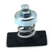 Amortisseur réglable robuste de type JD pour générateur et pompe HVAC, support antivibratoire à ressort pour montage au sol