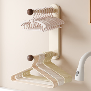Clothes Organizer Wall Mounted Telescopic Space Saving For Clothing Storage Home Balcony Use - Product Image 2