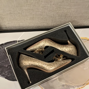 Zapatos <span class=keywords><strong>de</strong></span> <span class=keywords><strong>Novia</strong></span> con Tacón Alto <span class=keywords><strong>y</strong></span> Punta Fina, Estilo Europeo <span class=keywords><strong>y</strong></span> Americano, con Cristales, Modelo Cenicienta 2025 - Product Image 5