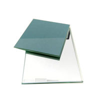 Miroirs flottants modernes en verre argenté de 1.3mm à 5mm Caisses d'articles décoratifs économiques pour l'exportation de lunettes à led Mur de verre en bois